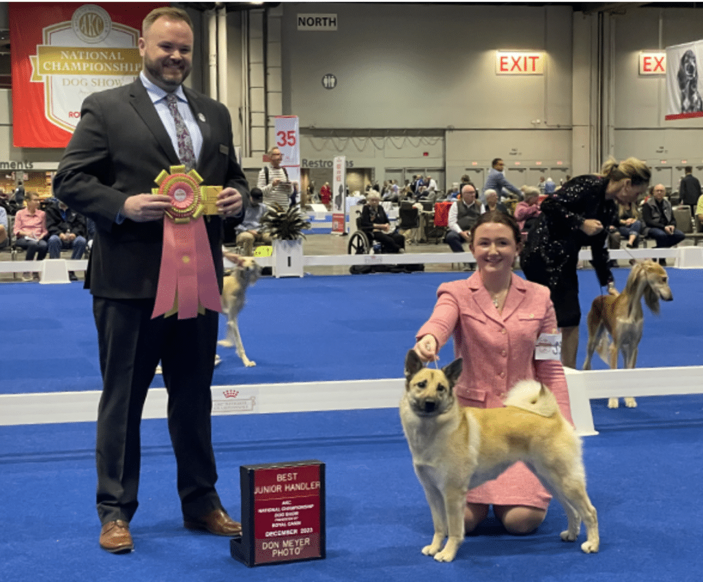 Octavia Stensen Wins Best Junior at 2023 AKC Junior Showmanship Finals