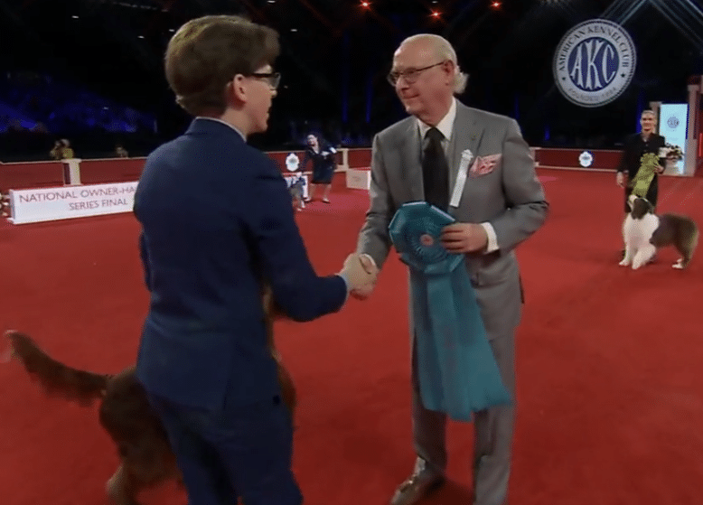 Irish Setter Owned and Handled by 14-Year-Old Adam Kucera Takes Top Spot in 2023 AKC National Owner Handled Finals