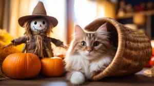 DEAR TABBY | Autumn Antics: Kitty Confounded by Seasonal Shenanigans