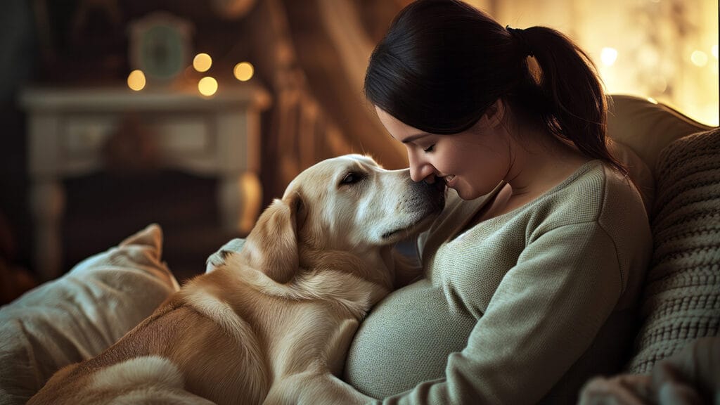 DEAR TABBY | Pregnancy Prompts Couch Potato Pooch to Morph into Canine Commando