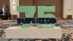 SUPERZOO 2025 75th Anniversary logo